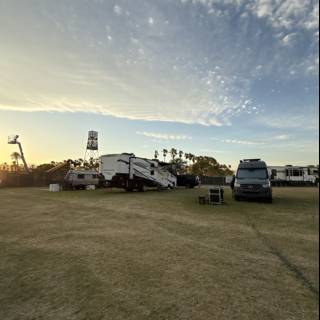 Sunset at Empire Polo Club