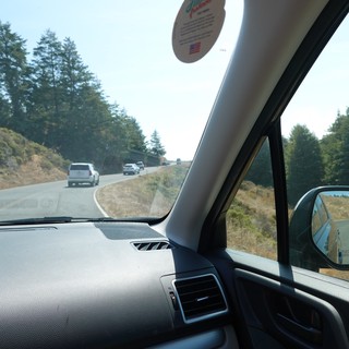 Highway Drive Through Scenic Countryside