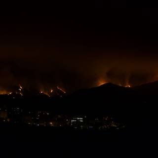 Mountain View of Station Fire