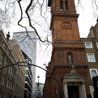 Historic Red Brick Bell Tower on London Street