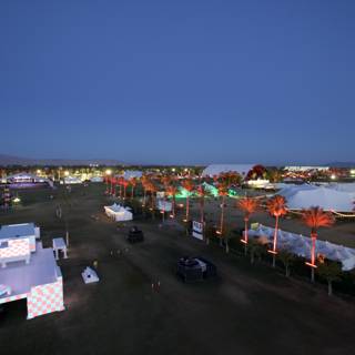 Night View of Coachella Festival Grounds
