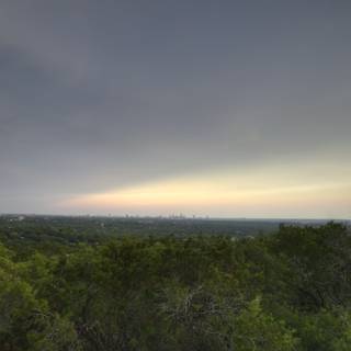 The Austin Skyline at Sunset