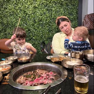 Family Feast at the Hot Pot