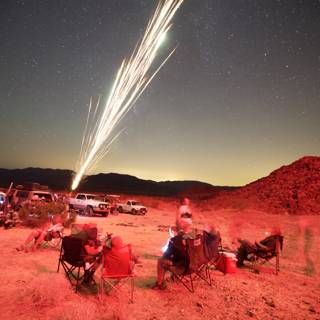 Stargazing with a Souvenir Rocket
