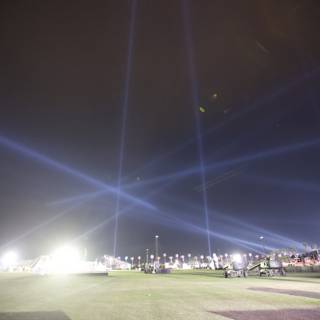 Illuminated Field at Coachella