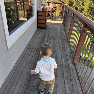 A Stroll on the Wooden Deck
