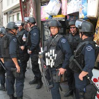 Police Officers Patrolling the Streets