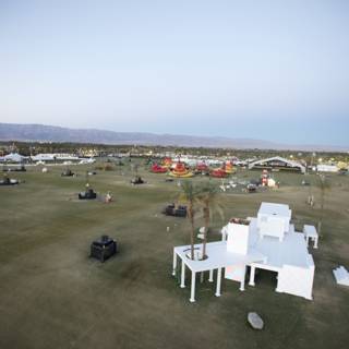 Tent and Building at Coachella