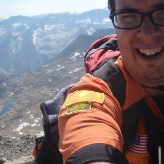 Selfie on the Mountain Peak