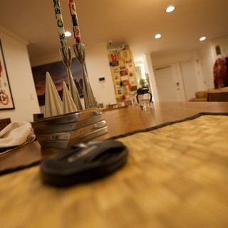 Dining Table Setup with Vintage Kitchen Decor