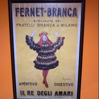 Fernet Branca Italian Wine Advertisement
