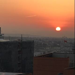 Madrid's Sunset Skyline