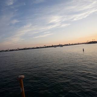 Sunset Boating on the Lake