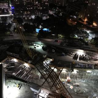 Metropolis Construction at Night