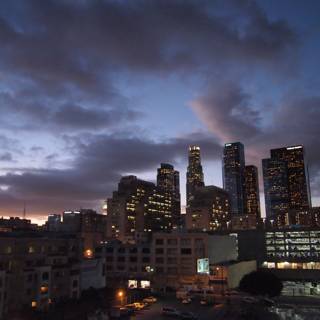 The Urban Metropolis of Los Angeles at Dusk
