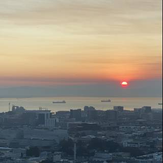 Sunset Over the San Francisco Skyline