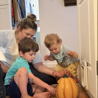 Curious Moments with a Pumpkin