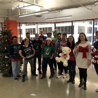Office Ugly Christmas Sweater Holiday Party 2017
