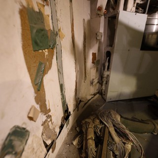 Deteriorating Doorway in USS Hornet Below Deck