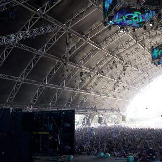 Coachella Stage Lights Up with a Massive Crowd
