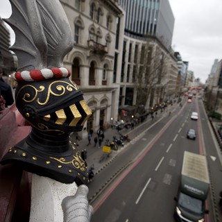 Dragon Sentinel Overlooking London Streets