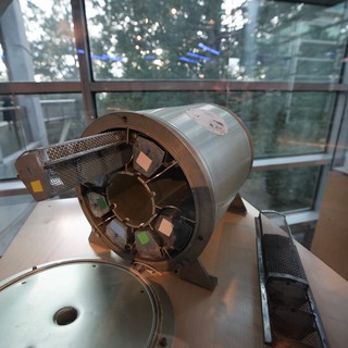 Spacecraft Heat Shield and Component Display at Museum