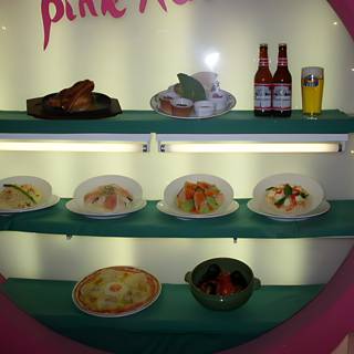Pink Moji Food Court Delights