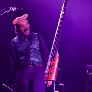 Pig-Headed Cellist Shreds the Stage at Coachella