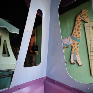 Vintage Carousel Giraffe at Fantasyland Attraction