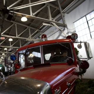 Vintage Valor: Fire Truck at Fort Mason