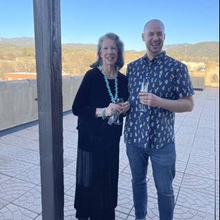 A Rooftop Toast in Santa Fe