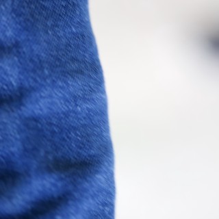 Close-Up Blue Fabric Detail at Balloon Festival