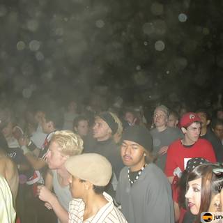Dark Nightclub Party Crowd