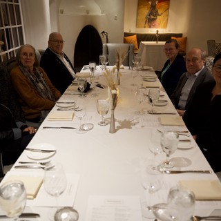 Elegant Dinner Gathering at Upscale Restaurant