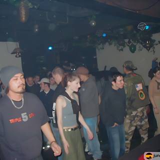 Nightclub Crowd Enjoys a Fun-Filled Evening