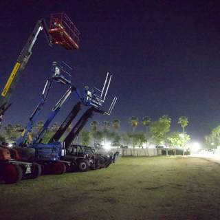 Nighttime Giants: The Silent Behemoths of Coachella 2024