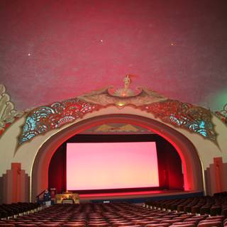 Vibrant Murals and a Grand Screen at the Theater