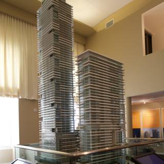 Model of a Modern Office Tower