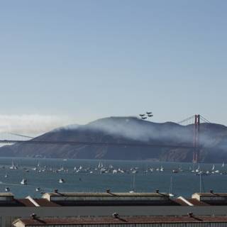 Fleet Week Air Show 2023: Golden Gate Bridge from the Waterfront