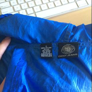 Blue Jacket with Label