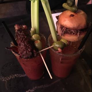 Bloody Burger Cocktails
