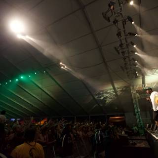 Marcel Chandrawinata rocking the stage at Coachella