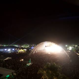 Nighttime Metropolis Concert Crowd