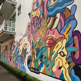 Urban Art: A Mural on the City Walls
