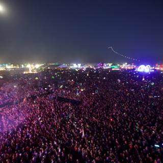 Moonlit Concert Crowd at Coachella