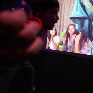 Family Enjoying Baby Rave at Asian Art Museum