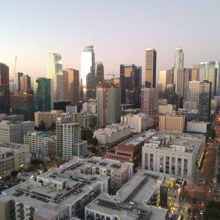 Los Angeles Skyline at Evening