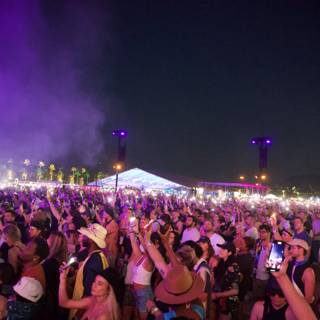 Vibrant Nights at Coachella 2024: A Purple Haze of Celebration