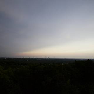 Sunset over Austin Skyline