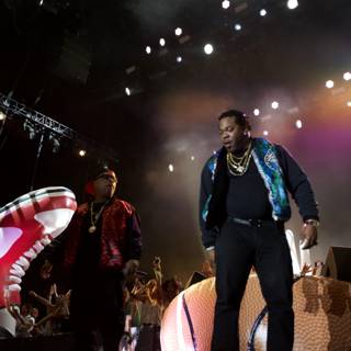 Busta and Spliff Take the Stage with a Big Shoe